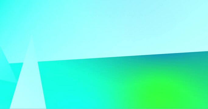 Abstract geometric background in loop. Clean minimal polygonal and multicolor crystal backdrop. Fancy colors in a sharp and edgy background