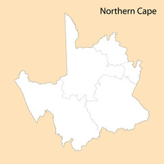 High Quality map of Northern Cape is a region of South Africa
