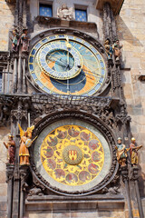 Fototapeta na wymiar Astronomische Uhr in Prag, Tschechien