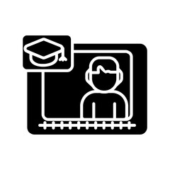 Fototapeta premium Online learning Icon