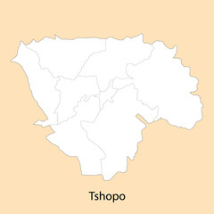 High Quality map of Tshopo is a region of DR Congo