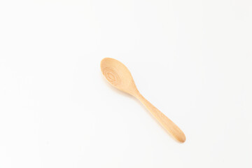 eating, bamboo, smooth, clean, culinary, brown, single, cutout, national, compostable, above, kitchen utensil, overhead, top view, tableware, white background, object, spoon, wooden, isolated, wooden 