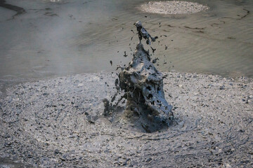Boiling mud pools, Wai -O-Tapu, Waikato, New Zealand