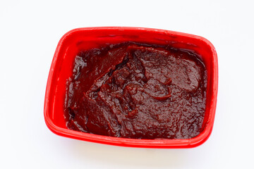 Gochujang spicy sauce, Korean traditional red pepper paste.