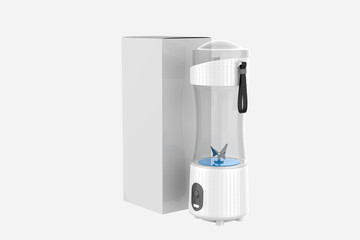 Portable Electric USB Juice Maker .Juicer Bottle Blender Grinder Mixer. 3d illustration