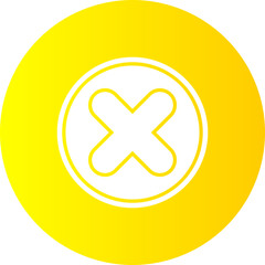 Obraz premium Cancel Vector Icon