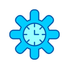 Obraz premium Time Management Vector Icon