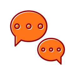 Fototapeta premium Speech Bubble Vector Icon