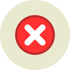 Obraz premium Cancel Vector Icon