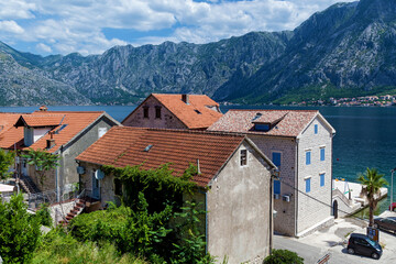 Fototapeta na wymiar Architecture of the Old Town in Montenegro