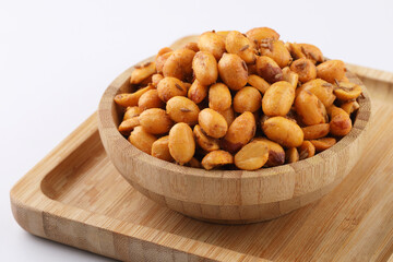 Indian high protein rich snack, Roasted masala PEA NUTS