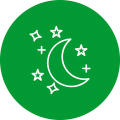 Moon Vector Icon