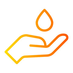 blood donation gradient icon