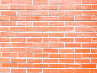 close up retro orange brick background	