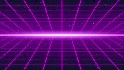 Computer graphics in the style of the 80s.