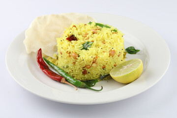 lemon rice traditional south indian recipe