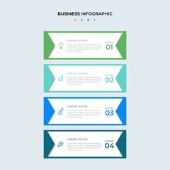 Steps Timeline Infographics Design Template