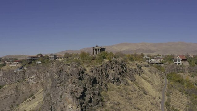 Aerial, Temple Of Garni, Armenia