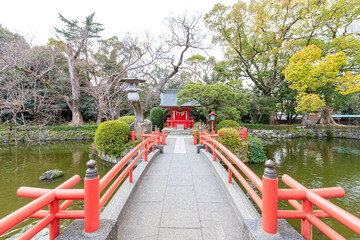 初春の三嶋大社　静岡県三島市　Mishima Taisha Shrine in early spring. Shizuoka-ken...