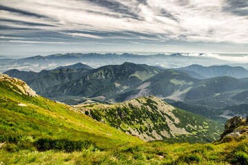 Obraz premium Mountain landscape in Low Tatras. Slovakia