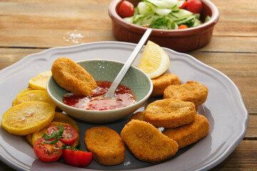 Vegetarier nuggets