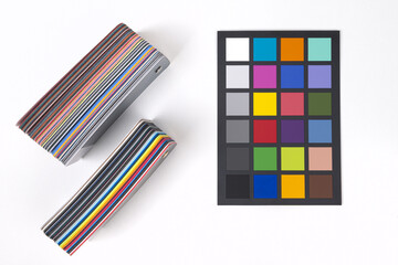 Color chacker, tester kolorów i paleta barw, wzornik kolorów