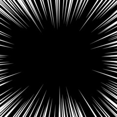 Obraz premium 白色の線の集中線のベクター素材