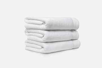 Fototapeta na wymiar Cotton towel, quality cotton towel, colored towel, shower towel, face towel, photo towel on a white background