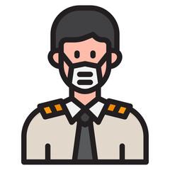 avatar color line style icon