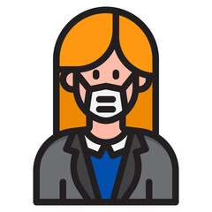 avatar color line style icon