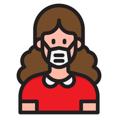 avatar color line style icon