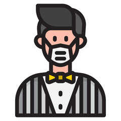 avatar color line style icon