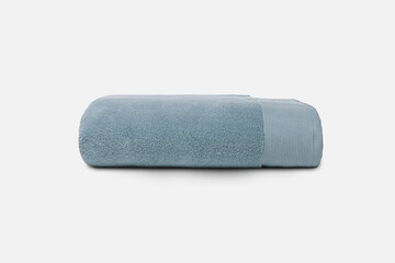 Cotton towel, quality cotton towel, colored towel, shower towel, face towel, photo towel on a white background