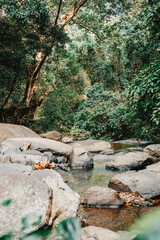 Namtok Pa La U beautiful waterfall forest mountains, Kaeng Krachan National park, Huai Sat Yai, Hua Hin District, Prachuap Khiri Khan, Phetchaburi, Thailand.