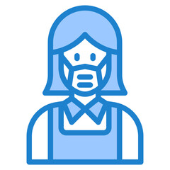 avatar blue style icon