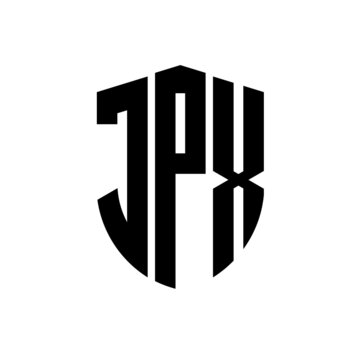 JPX letter logo design. JPX modern letter logo with black background. JPX creative  letter logo. simple and modern letter logo. vector logo modern alphabet font overlap style. Initial letters JPX  