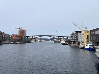Bergen Puddefjord Laksevåg Bay Area Norway
