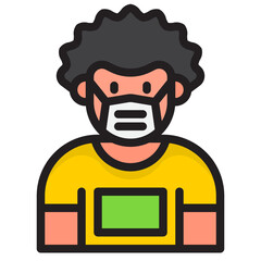 avatar color line style icon