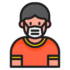 avatar color line style icon