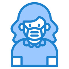 childen blue style icon
