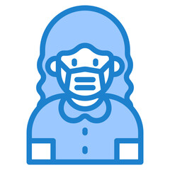 childen blue style icon