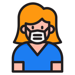 avatar color line style icon