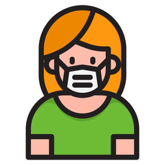 avatar color line style icon