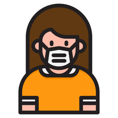 childen color line style icon
