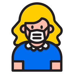 childen color line style icon