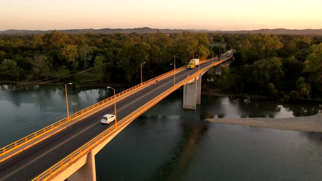 A hyperlapse clockwise over mexican bridge Alamo Veracruz.