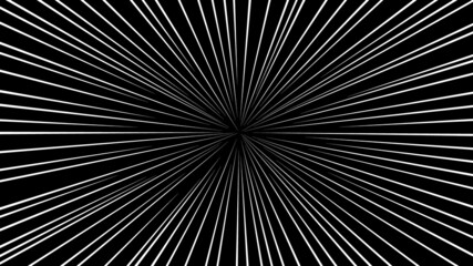 Fototapeta premium 白色の線の集中線のベクター素材