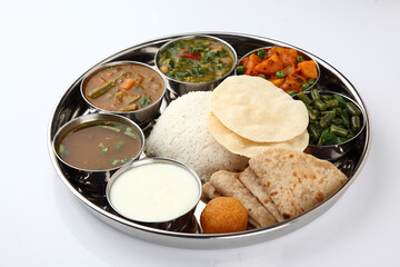 South indian Thali, full meal
