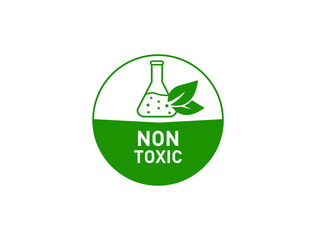 non toxic icon vector illustration 