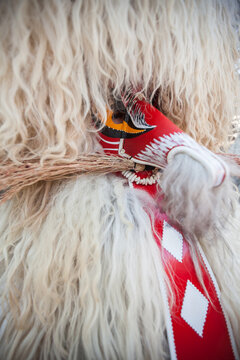Traditional Carnival mask in Slovenia Kurent